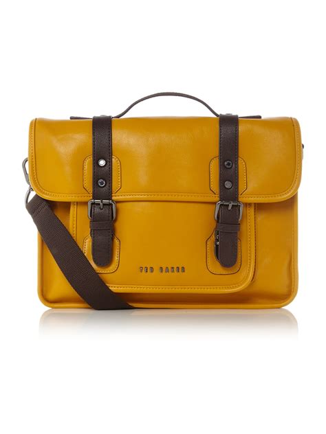 Yellow Messenger Bag .